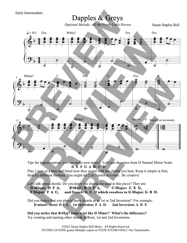 Dapples & Grey's, Improvisation Study for Multi Level Ensemble - Image 6