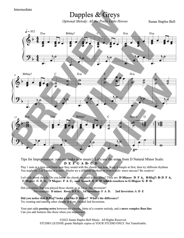 Dapples & Grey's, Improvisation Study for Multi Level Ensemble - Image 7