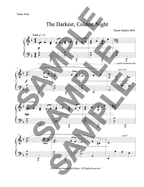 Darkest, Coldest Night Early Intermediate - Image 2