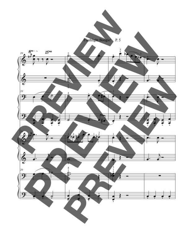 Flashlight Boogie! Piano Quartet - Image 6