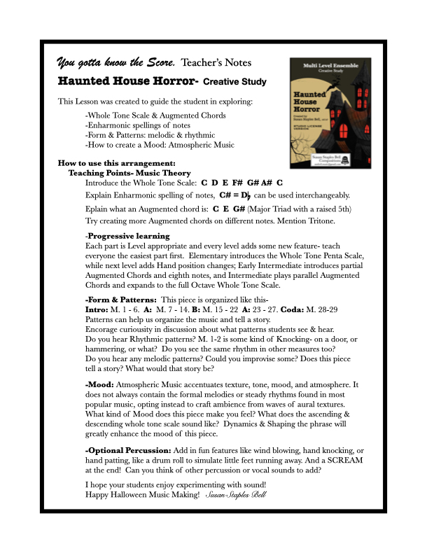 Haunted House Horror! Multi Level Ensemble