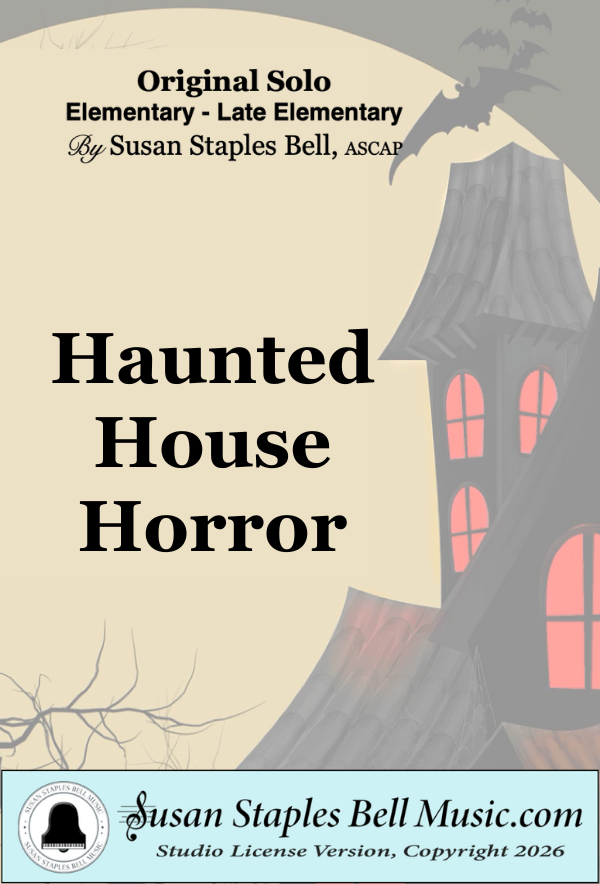 Haunted House Horror Late Elementary Solo