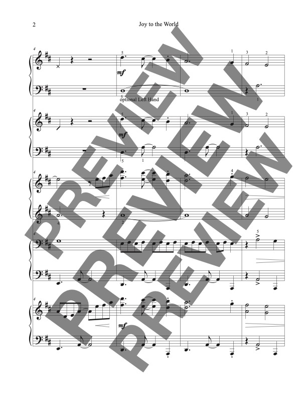 Joy to the World, Multi Level Ensemble - Image 5