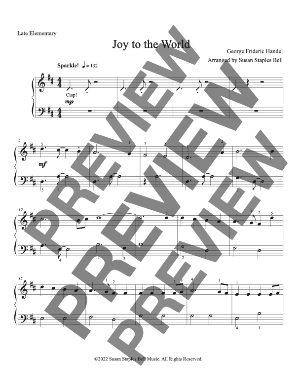 Joy to the World, Multi Level Ensemble - Image 7