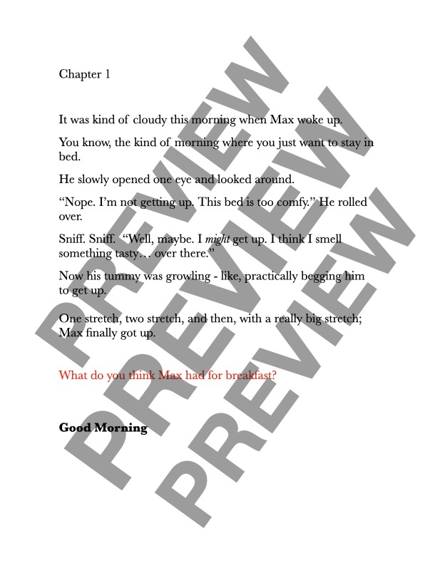 Max and Cora – Puppy Pals. A Musical Storybook with 10 Pieces