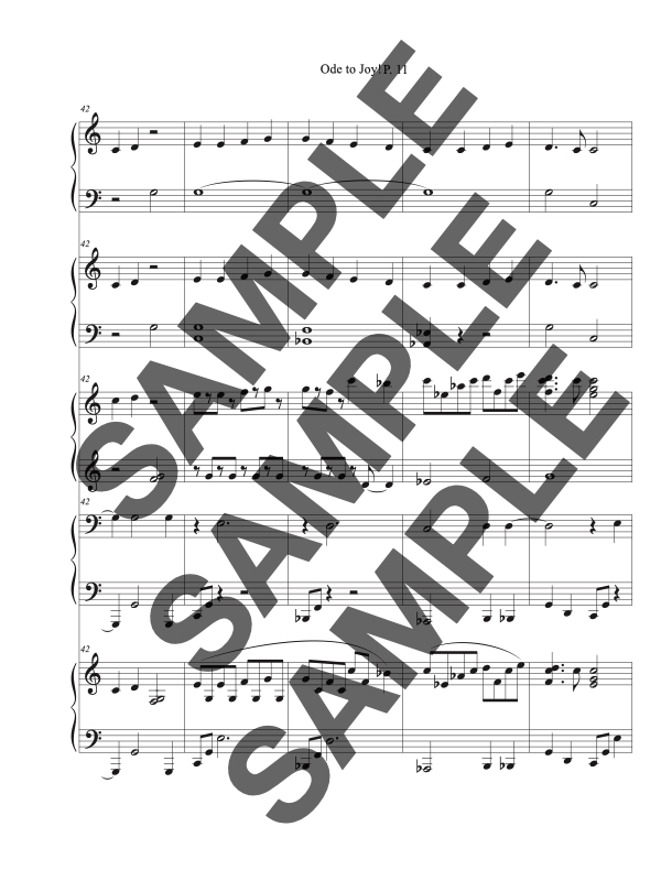 Ode to the Joy! Multi Level Ensemble - Image 3