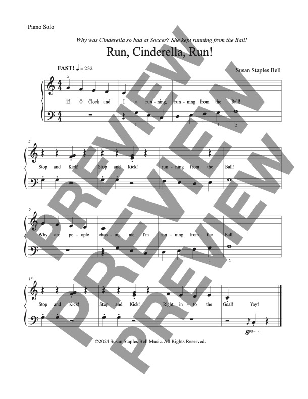 Piano Pranks, 8 Fun Solos for Elementary, Inspired by Jokes - Image 7