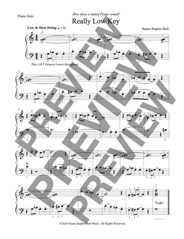 Piano Pranks, 8 Fun Solos for Elementary, Inspired by Jokes - Image 12