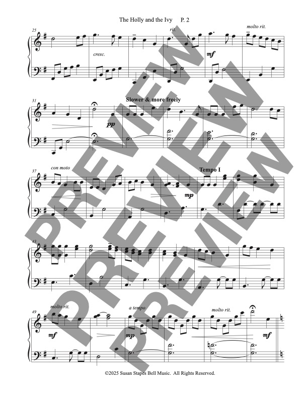 The Holly and the Ivy, Solo - Image 3