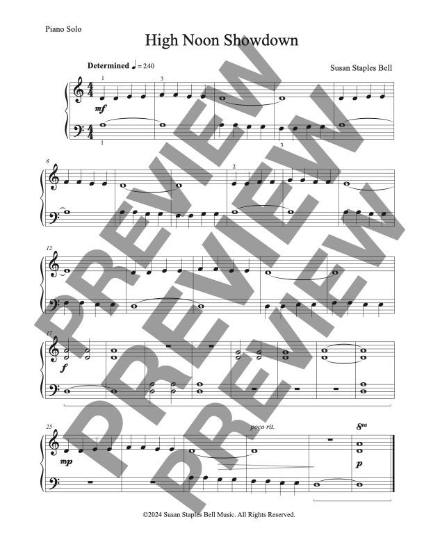 High Noon Showdown, Solo