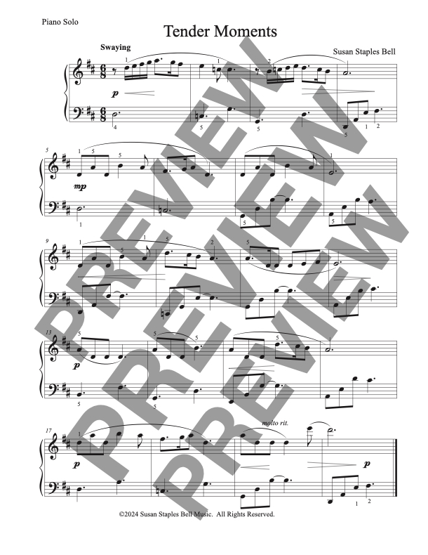 Tender Moments, Solo - Image 2