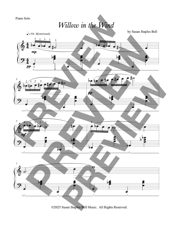 Willow in the Wind, Blues Solo