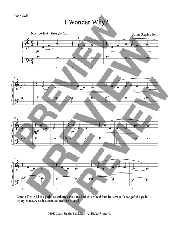 I Wonder Why? Solo - Image 2