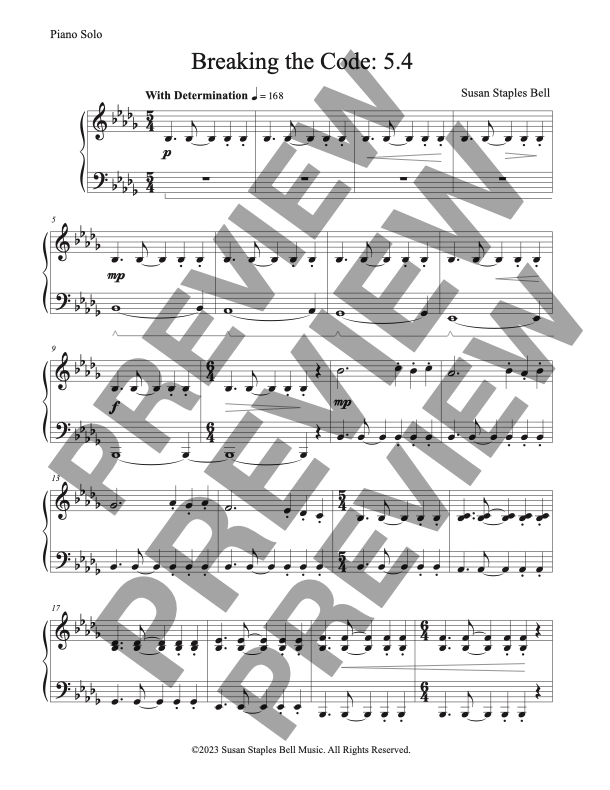 Breaking the Code: 5.4, Solo