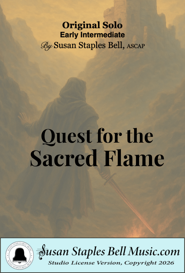 Quest for the Sacred Flame, piano solo
