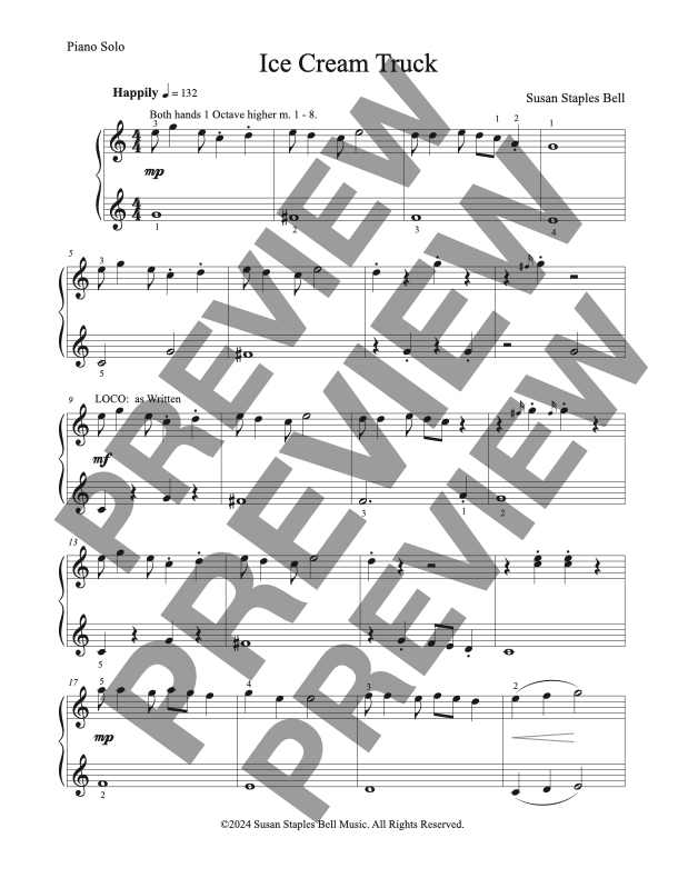 Ice Cream Truck, Ragtime Solo - Image 2