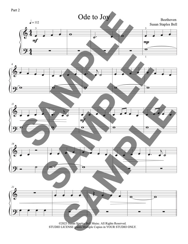 Ode to Joy, Piano Trio, Multi Level - Image 5