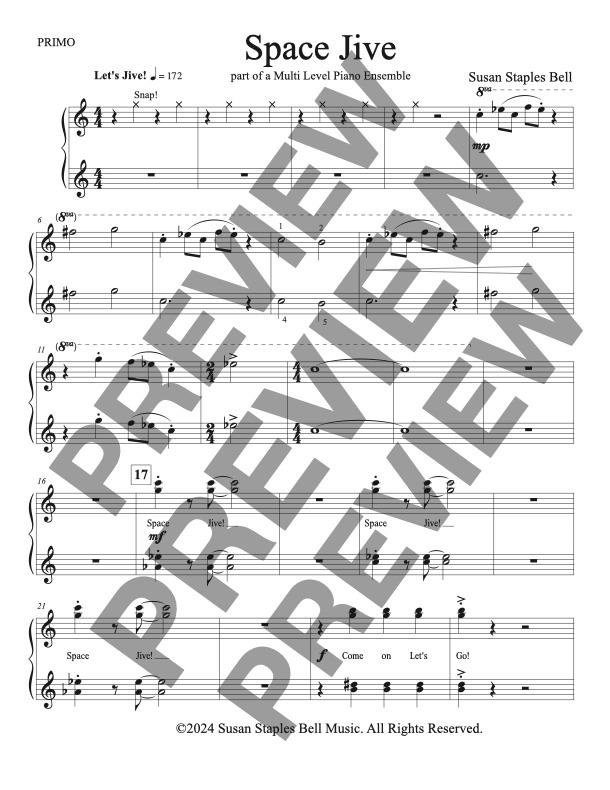 Space Jive, Duet (E. Inter) - Image 3