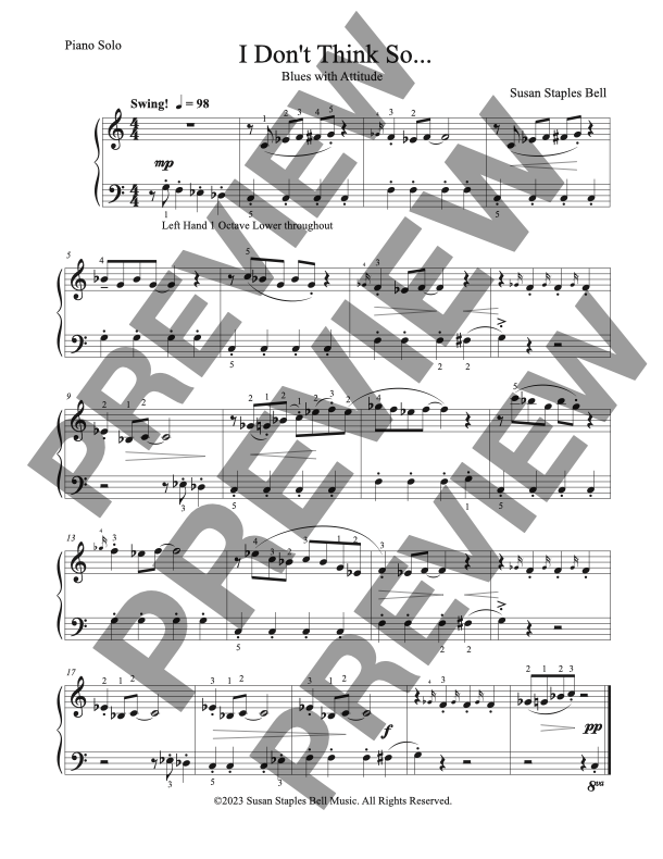 I Don't Think So... Blues Solo - Image 2